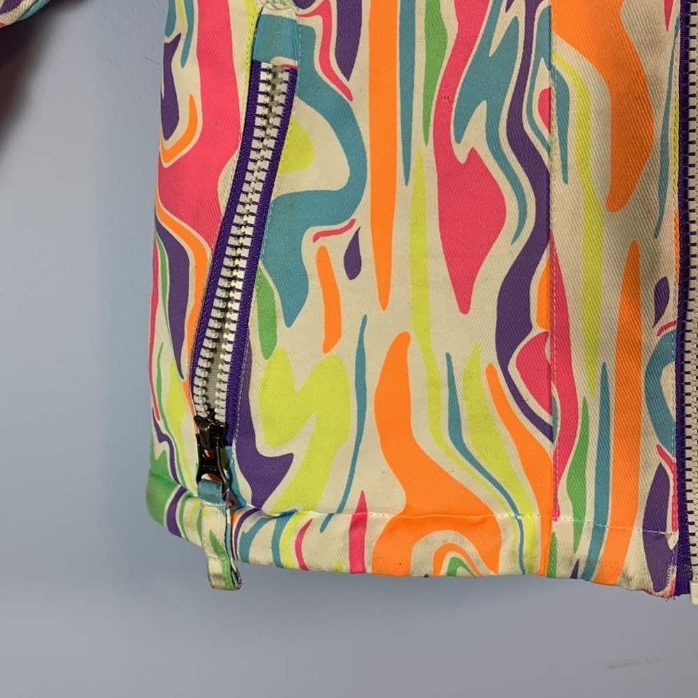 Boulder gear size 4 girls sorbet swirl marble neon ski snow coat hailey hazel - Picture 7 of 11